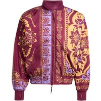 adidas Sportswear x Farm Varsity Trainingsjacke Damen JL8621 - amazon red/violet fusion/corn gold M von adidas Sportswear
