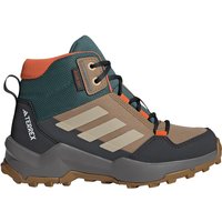 adidas TERREX AX4R Rain.Rdy Mid-Top Wanderschuhe Kinder JS2920 - cardboard/savannah/semi impact orange 36 2/3 von adidas Terrex