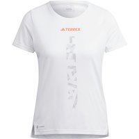 adidas TERREX Agravic Trailrunning T-Shirt Damen 001A - white XL von adidas Terrex