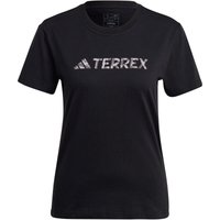 adidas TERREX Classic Logo T-Shirt Damen 095A - black S von adidas Terrex