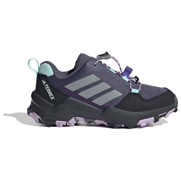 adidas Terrex - Kid's Ax4S Speed Lacing - Multisportschuhe Gr 4 grau/blau von adidas Terrex