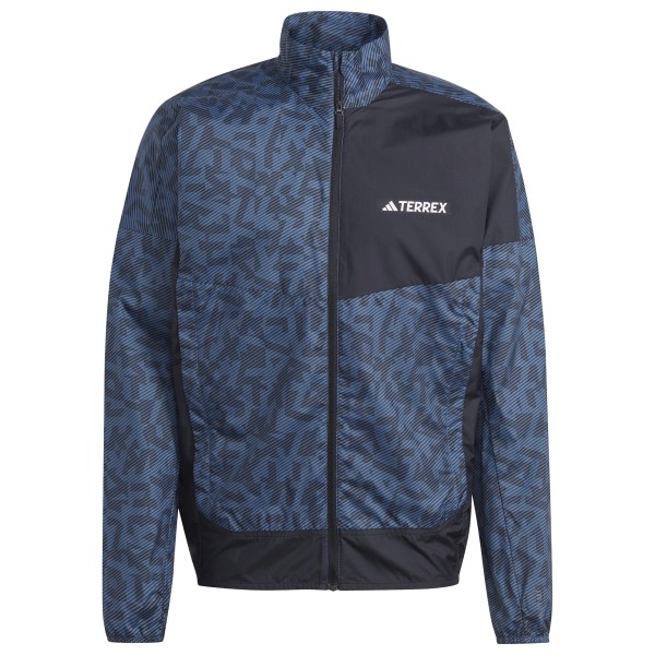 adidas Terrex - Terrex Trail Wind Jacket - Laufjacke Gr S blau von adidas Terrex