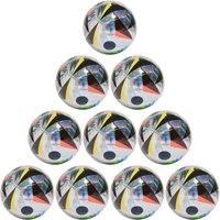 10er Ballpaket adidas Fußballliebe EURO24 FOIL Trainingsball 080A - silvmt/black/globlu 3 von adidas performance