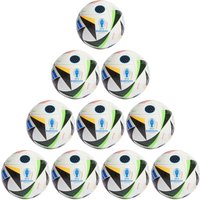 10er Ballpaket adidas Fußballliebe Offizieller EURO24 Pro Spielball 001A - white/black/globlu 5 von adidas performance