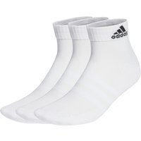 3er Pack adidas Cushioned Sportswear Ankle Socken 000 - white/black 34-36 von adidas performance