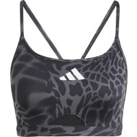 adidas Aeroreact 3-Streifen Low Support Sport-BH Damen JH1428 - black M C-D von adidas performance