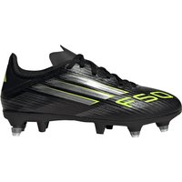 adidas F50 League SG Stollen-Fußballschuhe Kinder JQ4183 - core black/iron met./lucid lemon 30.5 von adidas performance