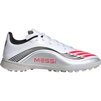 adidas F50 Messi League TF Multinocken-Fußballschuhe Kinder JP7456 - cloud white/lucid red/silver met. 38 2/3 von adidas performance
