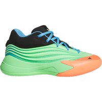 adidas Performance Dame X Low-Top Basketballschuhe Kinder JP8635 - lime burst/signal coral/blue burst 40 von adidas performance