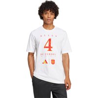 adidas RFEF Spanien EURO24 Siegershirt Herren JY3499 - white XXL von adidas performance
