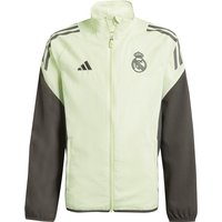 adidas Real Madrid Präsentationsjacke Kinder JP3996 - almost lime 128 von adidas performance