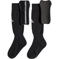 adidas Schienbeinschoner mit integrierter Socke Kinder 095A - black/white L von adidas performance