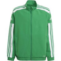 adidas Squadra 21 Präsentationsjacke Kinder team green/white 176 von adidas performance