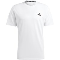 adidas Train Essentials Training T-Shirt Herren 001A - white/black S von adidas performance