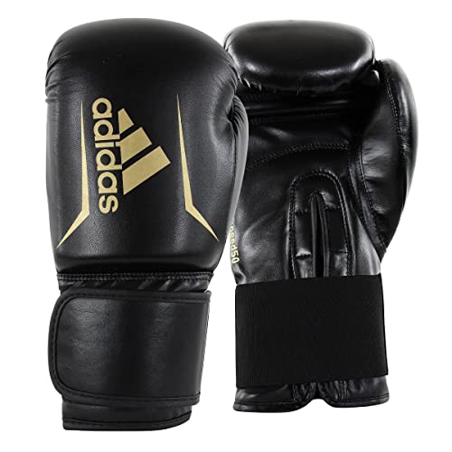 adidas Boxhandschuhe Speed 50, Erwachsene, Boxing Gloves 14 oz, Punchinghandschuhe komfortabel und langlebig, schwarz von adidas