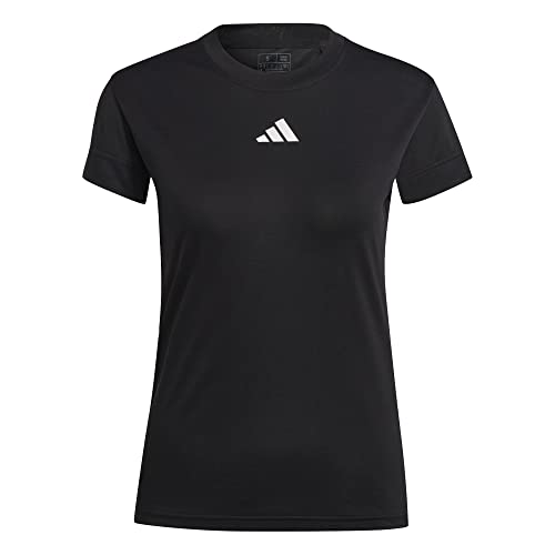 Adidas Damen T-Shirt (Short Sleeve) Freelift Tee, Black, HS1660, M von adidas