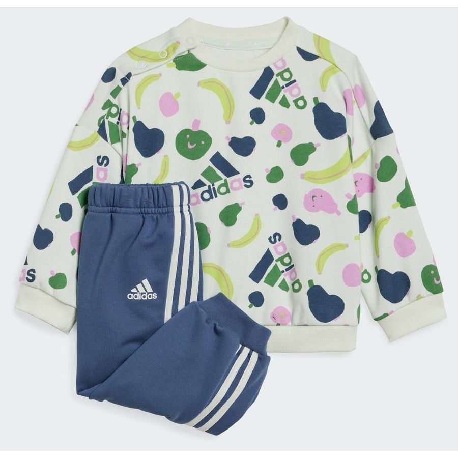 Adidas Essentials Allover Print Kids Jogginganzug von adidas