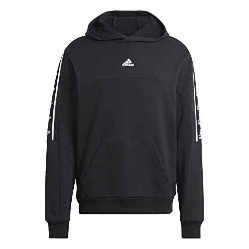 Adidas Herren Hooded Sweat M Bl Hd, Black, IC6788, L von adidas