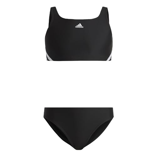 Adidas Ib6001 3S Bikini Badeanzug Mädchen Schwarz - Weiß 1314 von adidas