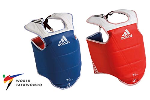 Adidas Körperschutz für Taekwondo, doppelseitig, Blau/Rot, ADITAP01, XLarge von adidas
