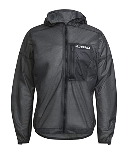 Adidas Men's AGR RAINJ Jacket, Black, XL von adidas