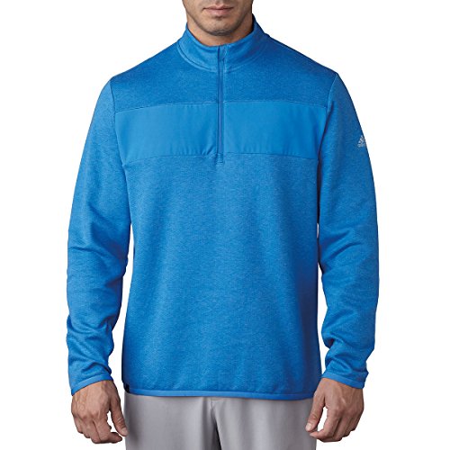 Adidas Performance Pullover Mit Reißverschluss Golf Club, Herren S blau von adidas