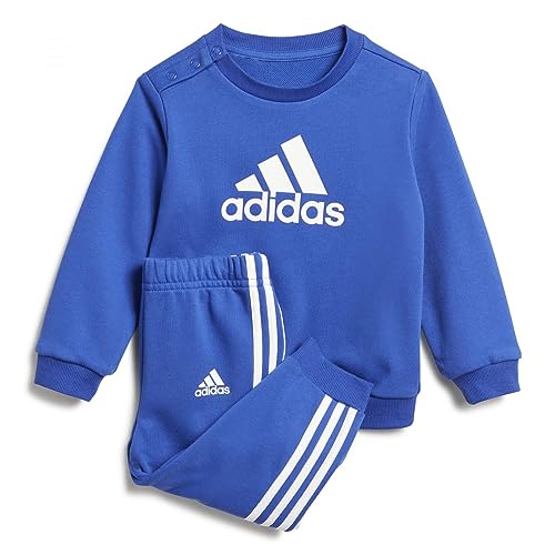 Adidas Badge of Sport French Terry Jogger, Unisex, Baby, Semi-Lucid Blue/White, 6-9 Monate von adidas