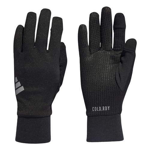 Adidas Unisex Adult Cold.RDY Reflective Detail Running Gloves Handschuhe, Black, M von adidas