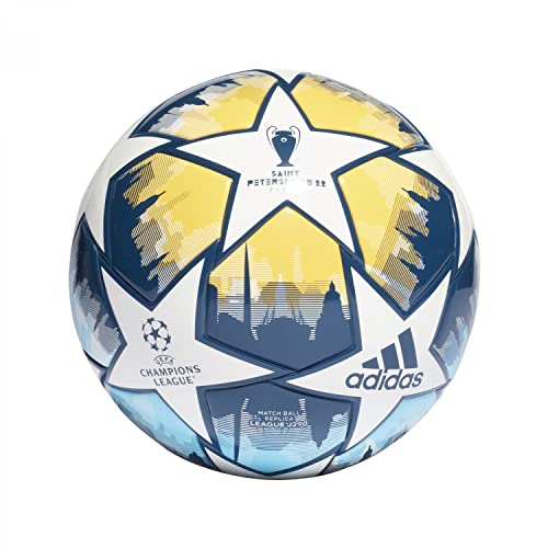 adidas UCL Finale Club J290 St. Petersburg Ball HD7862, Unisex Footballs, White, 5 EU von adidas