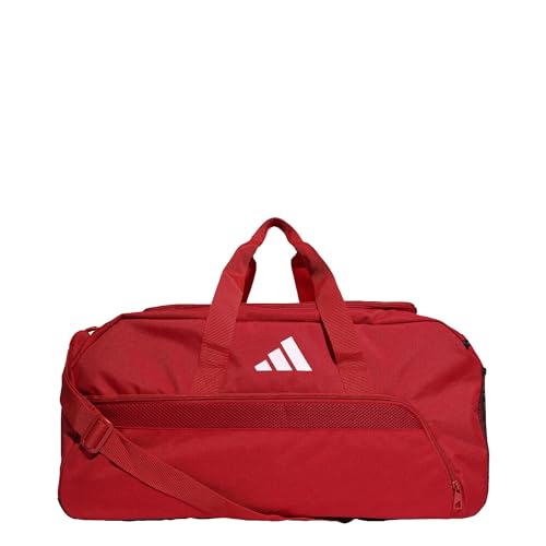 adidas Unisex Duffel Tiro League Duffel Bag Medium, Team Power Red 2/Black/White, IB8658, NS von adidas