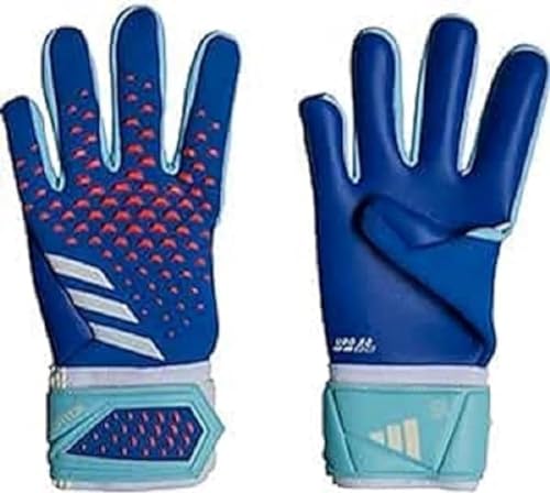 Adidas Unisex Goalkeeper Gloves (W/O Fingersave) Pred Gl LGE, Bright Royal/Bliss Blue/White, IA0880, 10 von adidas
