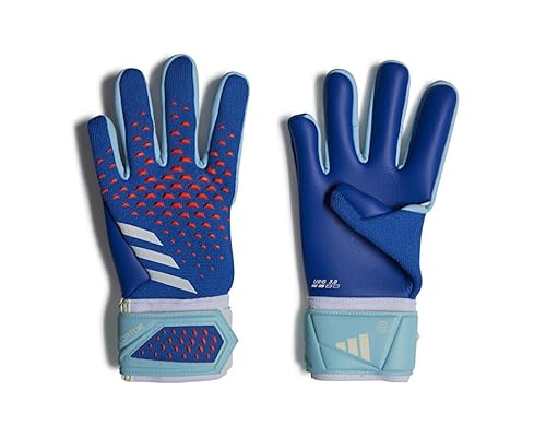 Adidas Unisex Goalkeeper Gloves (W/O Fingersave) Pred Gl LGE, Bright Royal/Bliss Blue/White, IA0880, 11 von adidas