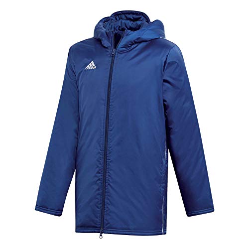 Adidas Unisex Kinder Core 18 Stadium Jacke, Dkblue/White, 152 von adidas