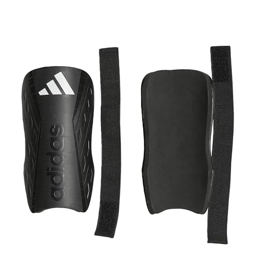 Adidas Unisex Shin Guard Tiro Club Shin Guards, Black/White/Black, HN5601, L von adidas