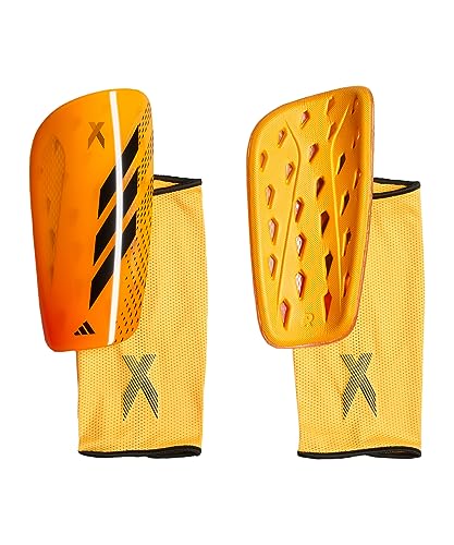 Adidas Unisex Shin Guard X Speedportal League Shin Guards, Solar Gold/Black/Solar Orange, IA9184, L von adidas