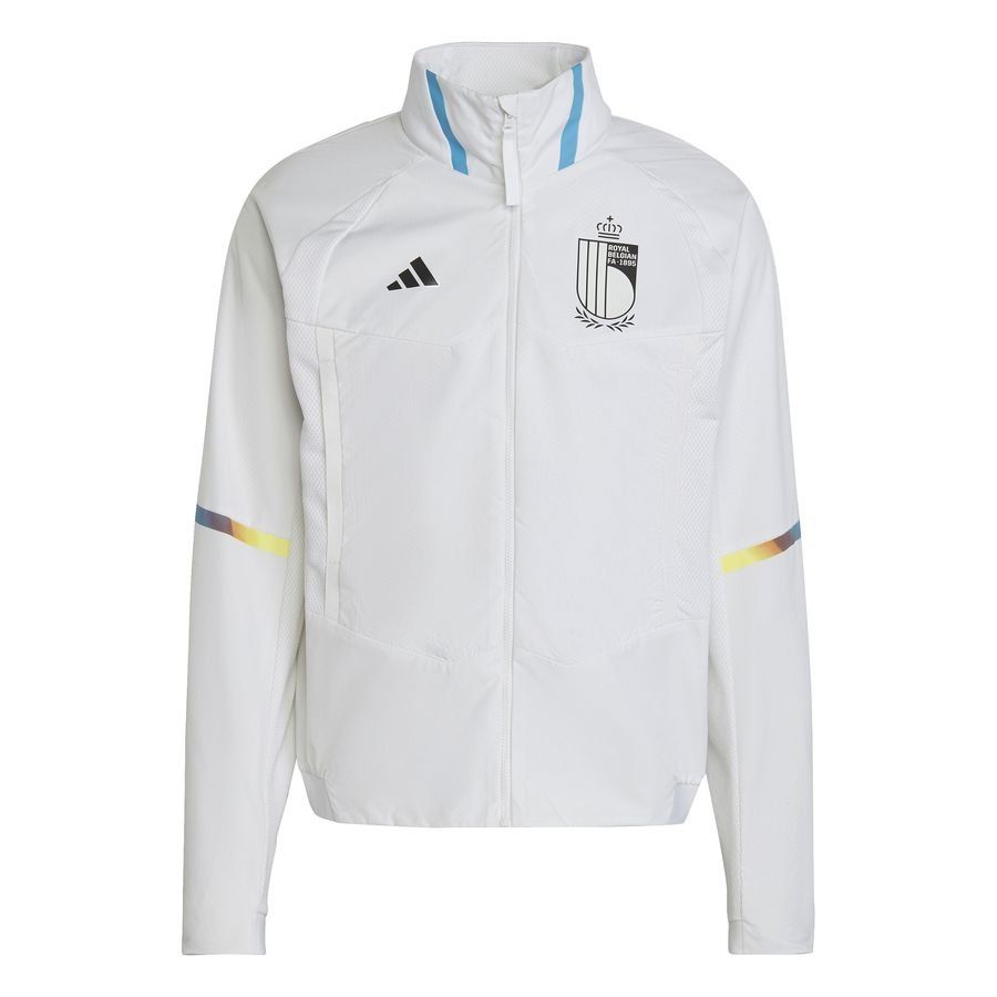 Belgien Trainingsjacke Designed for Gameday - Weiß von adidas