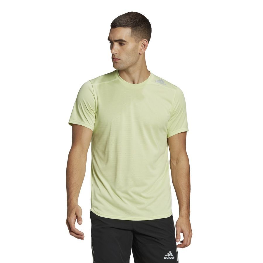 adidas Lauf T-Shirt Designed 4 Running - Gelb von adidas