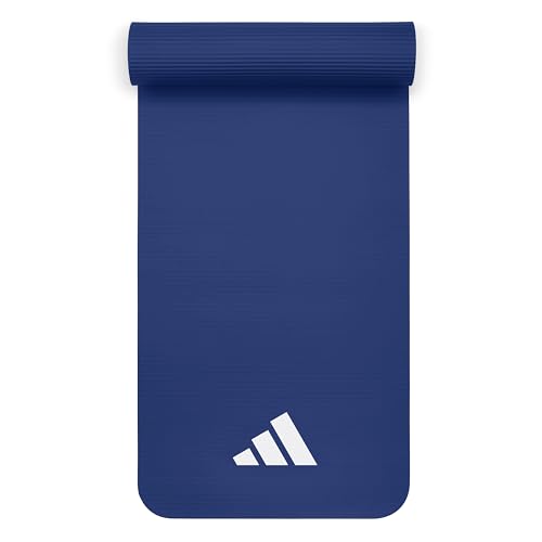 adidas Unisex-Erwachsene Fitnessmatte, Blau, 10mm von adidas