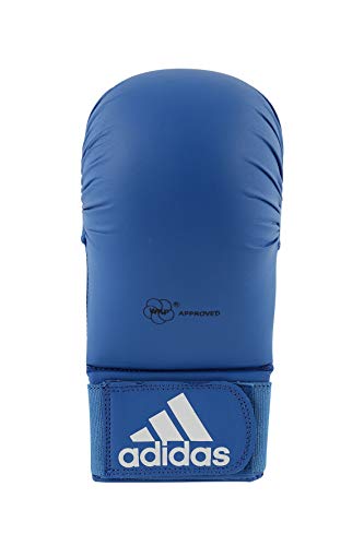 Adidas Handschuhe Faustschützer für Karate/fit-boxe blau WKF zugelassen, blau, XS von adidas