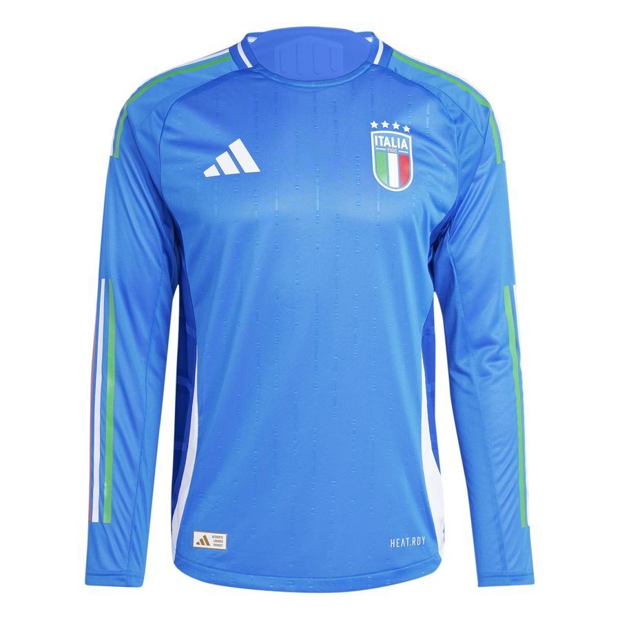 Italien Heimtrikot EURO 2024 Authentic Langärmlige Oberteile von adidas