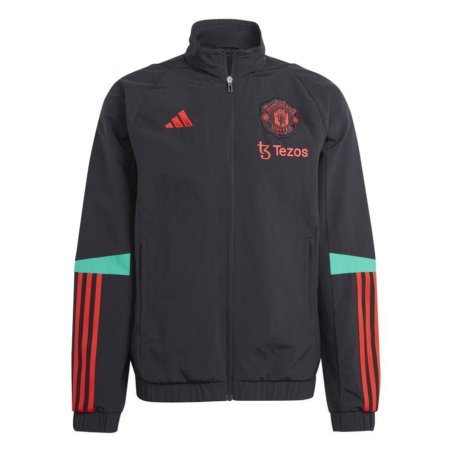 Manchester United Trainingsjacke Presentation Tiro 23 - Schwarz von adidas