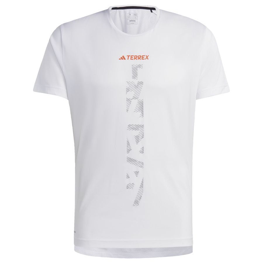 adidas Lauf T-Shirt Terrex Agravic Trail - Weiß von adidas