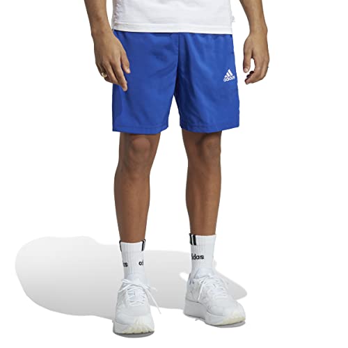 adidas Herren Aeroready Essentials Chelsea 3-Stripes Shorts, Semi Lucid Blue/White, L von adidas