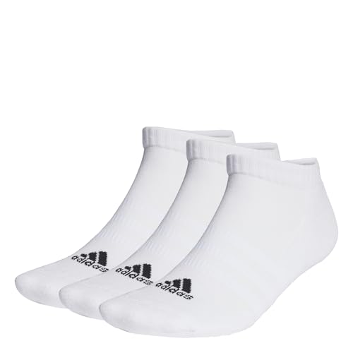 adidas Unisex Cushioned Sportswear 3 Pairs Sneaker-Socken, White/Black, L von adidas