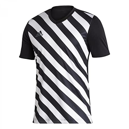 Adidas, Entrada 22 Graphic Jersey, Fussball T-Shirt, Schwarz-Weiss, L, Mann von adidas