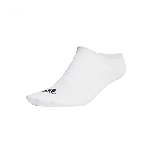 adidas Unisex Thin and Light 3 Pairs Sneaker-Socken, White/Black, M von adidas