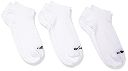 adidas Unisex Thin Linear 3 Pairs Sneaker-Socken, White/Black, S von adidas
