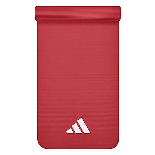 adidas Unisex-Erwachsene Fitnessmatte, Rot, 7mm von adidas