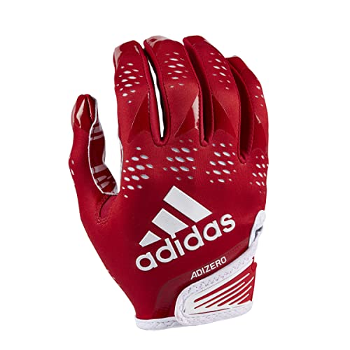 adidas Adizero 12 Football Receiver Gloves, Red/White, X-Large von adidas