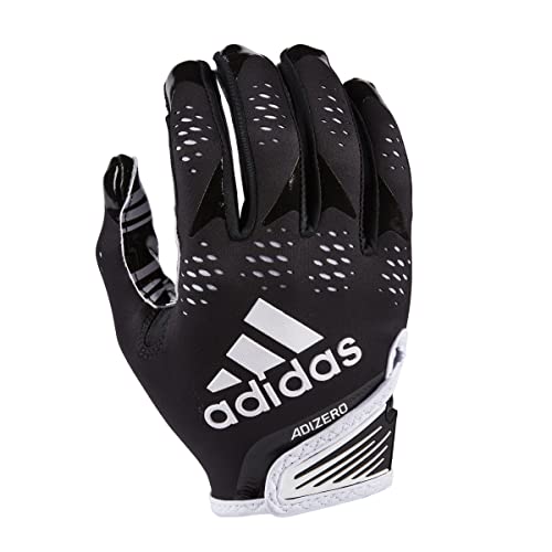 adidas Adizero 12 Fußball-Empfängerhandschuhe, Schwarz/Weiß, Größe L von adidas
